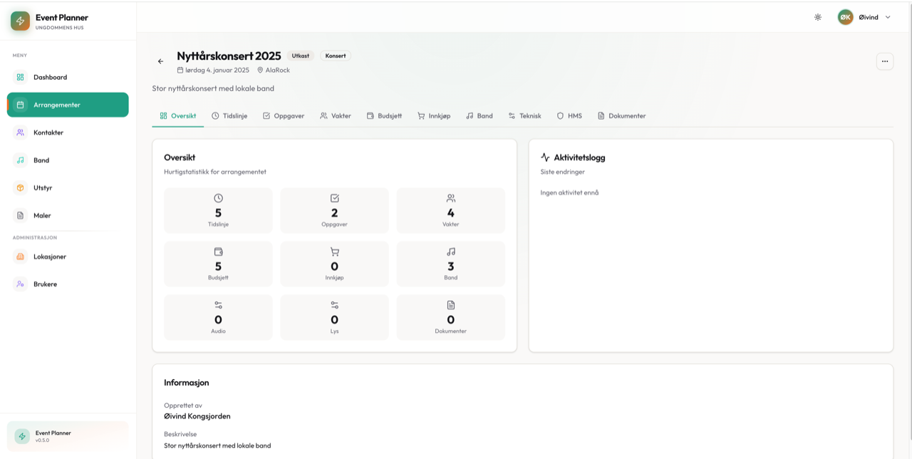 Event Planner - skjermbilde 2